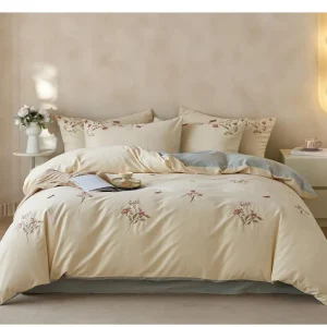 Bunch Embroidery Duvet Set